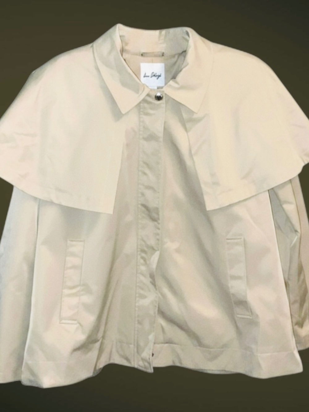 Sam Edelman Cape Coat. Color-Birch. New With Tags.